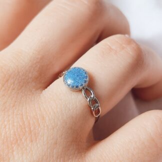 Anillo Circonitas Hebillas