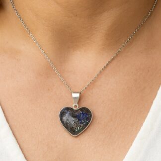 Colgante corazón cenizas